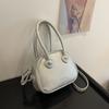 Bolsa de Mão, Bolsa de Ombro, Bolsa Transversal, Bolsa Casual de Cor Sólida PU, Estilo Novo Tendência 2026, Bolsa Diária para Primavera e Verão