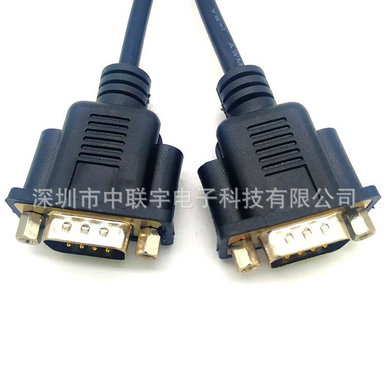 DB9针对针带前螺母串口线.03