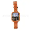 Adecuado para Apple Smart Watch Iwatch789 S10 Generación Ultra Naranja Fruta Set de Correa de Acrílico para Apple Watch
