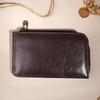 Cartera de Monedas de Nuevo Estilo Transfronteriza Porta Tarjetas para Mujer Billetera Corta de Piel Genuina Bolso de Mano Moda Lindo Mini Bolso para Mujer