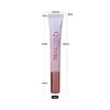 Pincel labial de 10ml tubo de batom, tubo de gloss labial rosa e branco feminino, material de embalagem cosmética, personalizado pela fábrica de origem