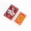 Fabricante de Cartas de Juego Lavables Venta al por Mayor En Stock 58 Series Completas Plástico Doble Cara Mate Anti-Plegado Impermeable Set en Caja