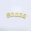 Hebilla rectangular mini para zapatos hebilla de cinturón hebilla de pasador pequeña hebilla de pasador de juguete para cinturón mini con hebilla de pasador accesorios para ropa de muñecas bjd