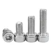 Tornillos de Acero Inoxidable 316 de Cabeza Hexagonal Allen, Tornillos Extendidos, Tornillos de Cabeza Cilíndrica, Pernos de Cabeza Cóncava M4M8M10M12M16