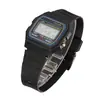 Comércio Exterior Popular Relógio Digital LED Wr F91W Pulseira de Aço A159 Estilo Harajuku Relógio de Moda Relógio Digital Multifuncional