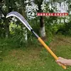 Faca Especializada para Cortar Grama, Foice Agrícola Forjada Integrada para Cortar Galhos e Lenha, Ferramenta Atacado para Cortar Caules de Milho, Foice Tradicional