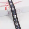 Fita Jacquard Floco de Neve Rombus 2,5cm Têxtil Lar Decoração de Janela Decoração de Roupas Acessórios de Renda Artesanato DIY