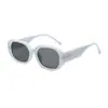 Gafas de Sol Decorativas con Patrón Lineal en Forma de T de Moda Europea y Americana, Montura Mediana Rectangular, Gafas de Sol Simples para Deportes al Aire Libre