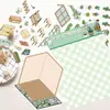 Floristería de Postes de Primavera Pegatinas de Paisajismo Mundo en Miniatura Escena Creativa DIY Descompresión Collage 3D Casa de Dibujos Animados Pegatinas de Mascotas