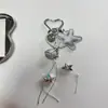 Colgante de Bolsa Estéreo con Borla de Cuero Personalizada Dulce y Fresca Colgante Decorativo para Mochila Clave de Pareja Estilo Coreano Ins
