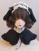 Diadema Original Hecha a Mano de Conejo de Orejas Caídas con Volantes de Algodón y Lino Estilo Japonés y Coreano lolita