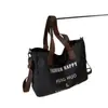 Bolsa Tote Diagonal de Grande Capacidade Personalizada para Bolsa Lateral de Lona, Bolsa de Presente Personalizada para Evento de Reunião Anual da Empresa
