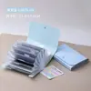 Libro de Almacenamiento Plegable a Prueba de Rayones y Polvo para Pegatinas de Placas de Acero para Uñas, Tarjetero, Herramienta de Almacenamiento para Pegatinas de Placas de Acero para Impresión de Uñas