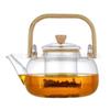 Tetera al por mayor para preparar té alrededor de la estufa, Tetera de vidrio con asa, Gran capacidad, Engrosada y resistente al calor, Juego de té Kung Fu