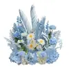 Novo Suporte de Chão para Flores de Casamento 50cm Flores Realistas Decoração de Casamento Arranjo de Flores Palco T Flores para Corredor Flores Artificiais de Casamento