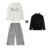 Roupas Hip-Hop Infantis da Moda, Conjuntos de Moletom com Capuz Hip-Hop para Meninos, Roupas Hip-Hop Frescas e Bonitas para Performance Infantil