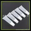 Tubo de batom 10ml boca oblíqua tubo transparente batom brilho labial tubo vazio 10ml tubo de subembalagem cosmética