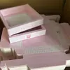 Caixa de Embalagem para Presente de Faixa de Cabelo com Janela Transparente Aro de Cabelo Embalagem de Acessórios de Cabelo Caixa de Armazenamento com Clip de Banana Logo Personalizado