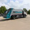Camión compactador de basura Junling de 7 toneladas, caja de acero Q345, vehículo sanitario de compactación y transferencia de residuos domésticos urbanos