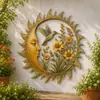 Coleção de Decoração de Parede de Jardim Solar Vintage Transfronteiriça Sol de Jardim Retrô S