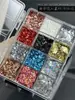 Mini Accesorios para Uñas de Lunares, Sensación Popular de Internet, Lentejuelas de Estrella de Tamaño Mixto, Pegatinas de Mariposa para Decoración de Uñas