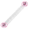 Pene de Dragón de Doble Cabeza, Dildo de Cristal Transparente, Tapón Anal, Dispositivo Sexy para Masturbación Femenina, Palo Súper Suave para Orgasmo Simulado