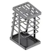 Soporte para Cuchillos de Cocina para Guardar Cuchillos de Cocina, Tijeras y Cuchillos de Fruta; Estante de cuchillos para encimera de hogar con drenaje y almacenamiento integrados