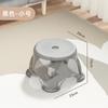 Taburete pequeño transparente para el hogar, banco pequeño, taburete para cambiarse los zapatos, taburete corto creativo para niños, taburete de plástico para sala de estar, venta al por mayor