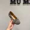 Sapatilhas Estilo Chanel Retrô Francês para Mulheres 2026 Bico Baixo Salto Baixo Laço Sola Macia Sapatilhas Mary Janes