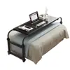 Mesa para Cama, Mesa Móvil Cruzada para Cama, Mesita de Noche, Mesa para Computadora, Mesa de Estudio, Mesa Perezosa para el Hogar, Mesa de Altura Ajustable