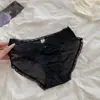 Calcinhas de Renda Floral para Mulheres, Renda Delicada e Sexy com Recortes Vazados, Calcinhas de Seda Gelo Pura e Doce para Meninas