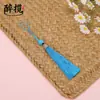 Exquisitas cuentas borlas pequeñas con sombrero borlas colgantes pequeñas nudo chino bolsas Hanfu marcapáginas accesorios venta directa de fábrica al por mayor
