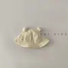 Sombrero de Pescador para Bebé Verano Color Sólido Oso Protección Solar Sombrero para el Sol para Bebés Pequeños Exterior Lunares Sombrero de Sol