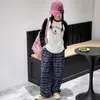 Conjunto de Camiseta de Manga Larga para Niñas para Primavera y Otoño 2026 Nuevo Estilo Ropa de Otoño para Niñas Grandes Pantalones Casuales a Cuadros Modernos