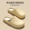 Pantuflas de Algodón Impermeables para Quirófano de Mujer 2026 Nuevo Invierno Interior Hogar Calidez con Felpa Interior Zapato de Algodón Calzado Exterior