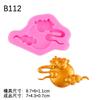 Molde de silicona para pastel fondant de dragón de año nuevo Xiangyun Panlong, patrón chino, decoración de borde para pastel de chocolate de dragón