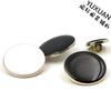 Exquisito Botón Metálico Botón de Traje Botón Metálico Negro para Hombre Botón para Ropa de Mujer Hebilla para Traje Camisa