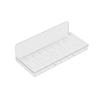 Wow Caja de Almacenamiento Plegable Transparente para Montar en la Pared Lavabo de Baño Estante Organizador de Cosméticos Sin Perforaciones