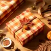 Papel de Regalo de Acción de Gracias Transfronterizo con 12 Diseños: Calabaza, Hoja de Arce, Girasol, Papel de Regalo, Papel Couché, Empaque de Regalo DIY
