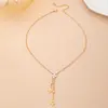 Nueva Moda Lujo Ligero Dos Tonos Collar, Pendientes, Pulsera de Trébol de Cuatro Hojas, Estilo de Nicho Versátil de Gama Alta, Venta al por Mayor Popular Transfronteriza