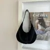 Nova Bolsa de Camurça Outono/Inverno 2026 Transfronteiriça Bolsa de Axila Feminina de Alto Padrão Bolsa de Basebol Bolsa Transversal