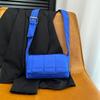 Nova bolsa tiracolo de algodão com enchimento outono/inverno 2024 moda feminina losango grande capacidade bolsa tiracolo bolsa de ombro de estudante moda