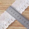 Ropa de encaje bordado de fábrica, accesorios de encaje textil para el hogar, exquisito encaje de algodón perforado al por mayor, punto