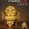 Adornos de lingotes de oro con forma de cornucopia de dinero para inauguración de la casa, regalo de la suerte diario, decoración de la sala de estar