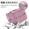 Cosmético portátil Caso Grande capacidade de alto valor Multi-camada Nail Art Storage Caixa Bordado Nail Art Liga de alumínio Casa Armazenamento Caixa