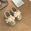 Pantufas fofas de urso engatinhando em desenho animado, com biqueira fechada, para mulheres, outono de 2026, novas pantufas meias fofas de desenho animado estilo Birkenstock