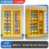 Gabinete de almacenamiento para cascos de seguridad con cerradura Gabinete de almacenamiento para sombreros de taller Gabinete de exhibición de cascos para obras de construcción Gabinete de almacenamiento para cascos de minero