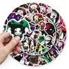 50 piezas de pegatinas de Freak Circus, pegatinas decorativas impermeables de juego de terror Piero