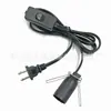 Fio Plug Suporte de Lâmpada 303 Interruptor Rocker Kit de Fios Cabeça de Lâmpada Fio com Interruptor