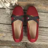 Zapatos de mujer para cuatro estaciones, zapatos de mujer estilo coreano, zapatos de vestir simples de suela blanda, zapatos Mary Jane suaves y chic, súper suaves y muy cómodos con acabado de terciopelo